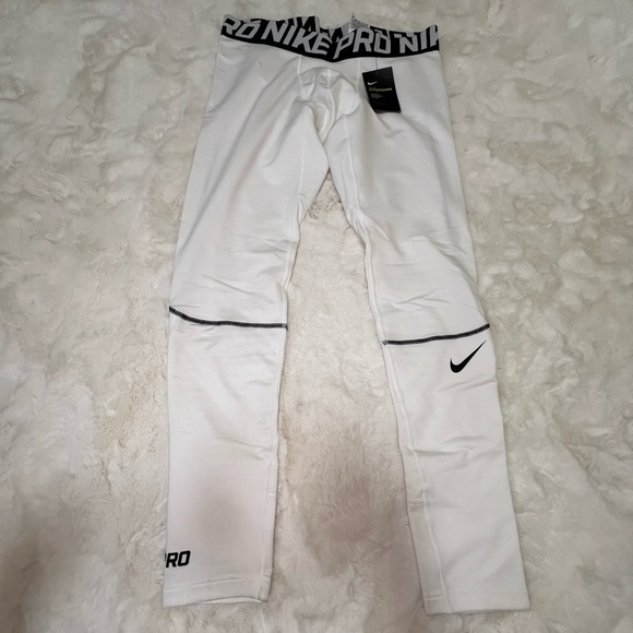 Nike Mens Pro hyperwarm compression Full Length Training Tight - Picture 1 of 8